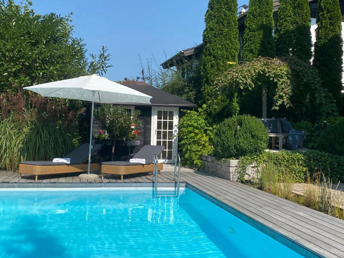 Landhaus Am Plattenbichl - Luxus Apartment Mit Privat-Pool Und Sauna - Im Sommer Bergbahn Inklusive Оберстдорф Екстер'єр фото